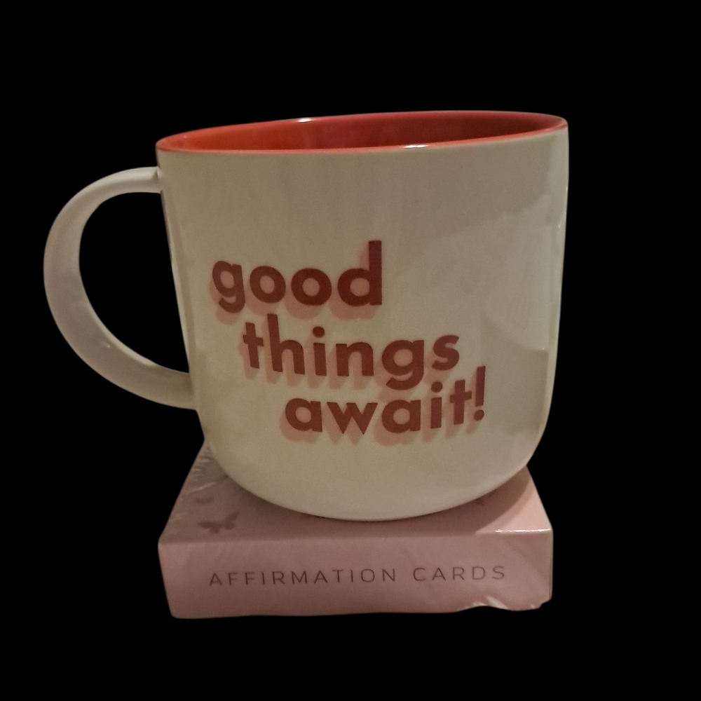 Motivational Mug, Affirmations, and Rae Dunn Ceramic Decor Gift Set - Picture 4 of 4